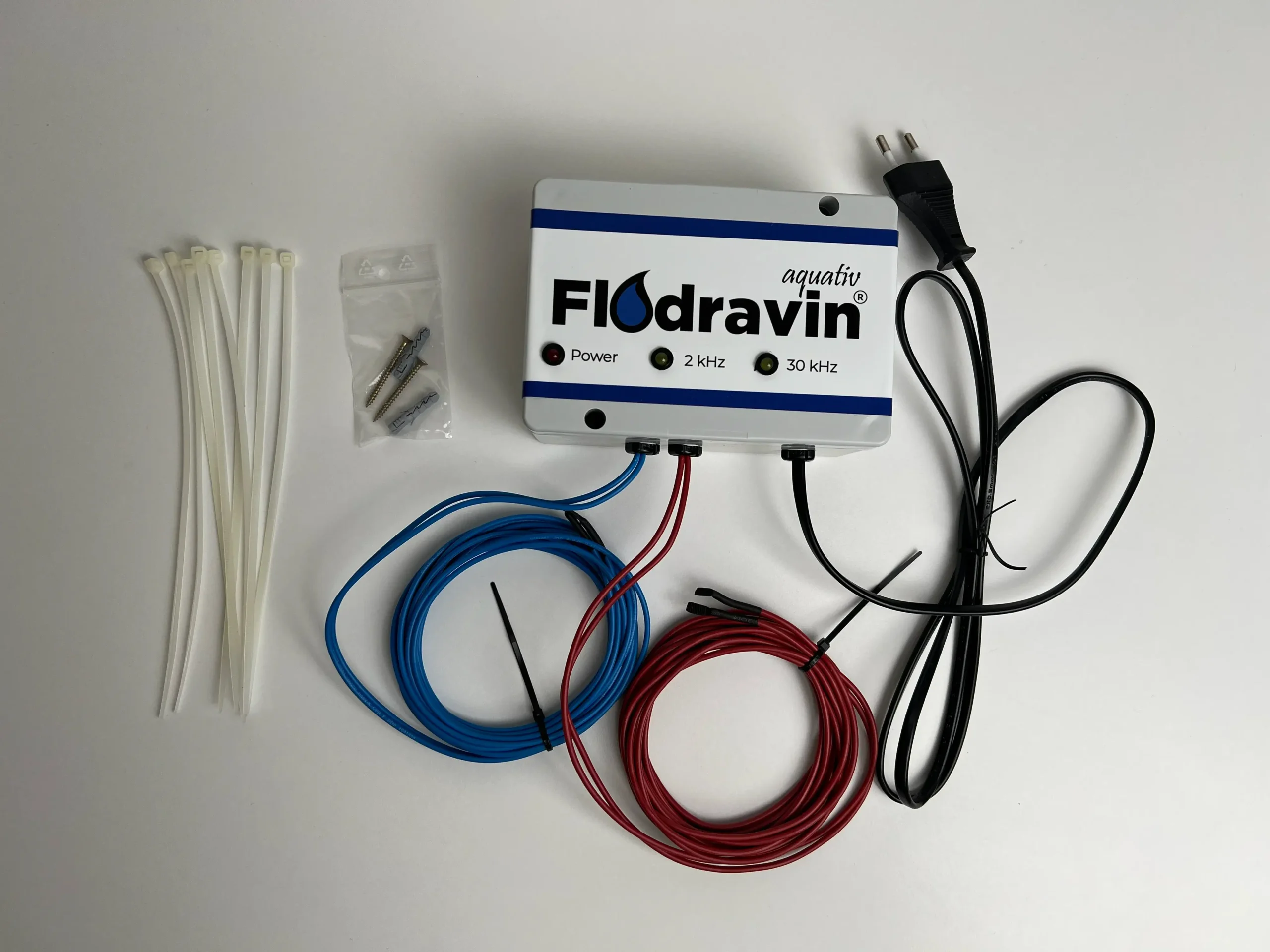 Flodravin Aquatív <span style="color:red">PLUSZ</span> elektromos vízkőképződést gátló és -mentesítő készülék - Image 2